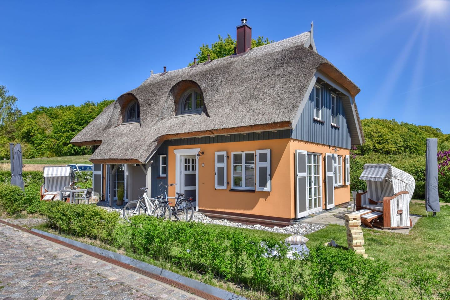 Ferienhaus Auszeit 14 Feriendorf Klein Stresow Rügen in Klein Stresow – Außenansicht