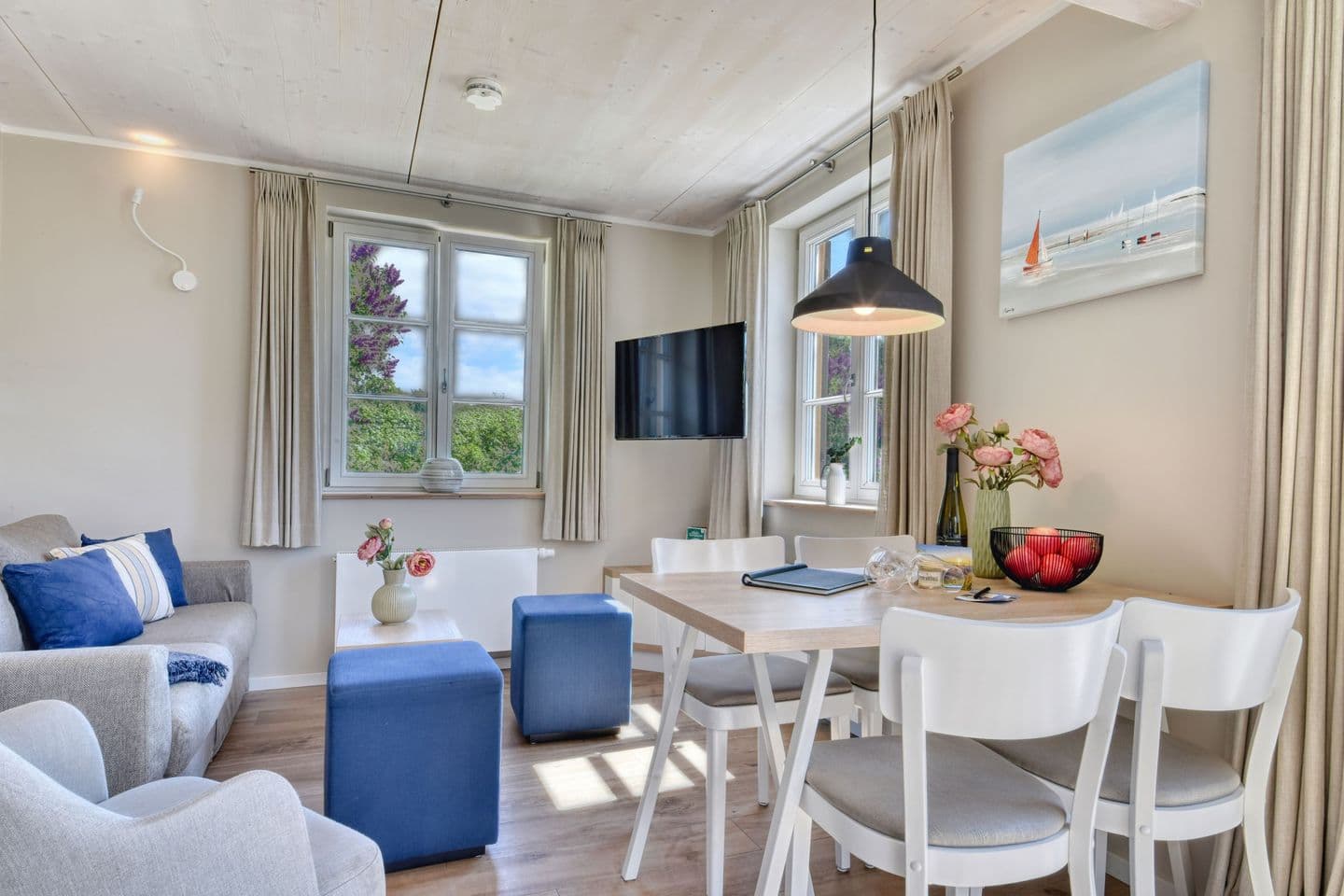 Ferienhaus Auszeit 14 Feriendorf Klein Stresow Rügen in Klein Stresow – Wohnzimmer