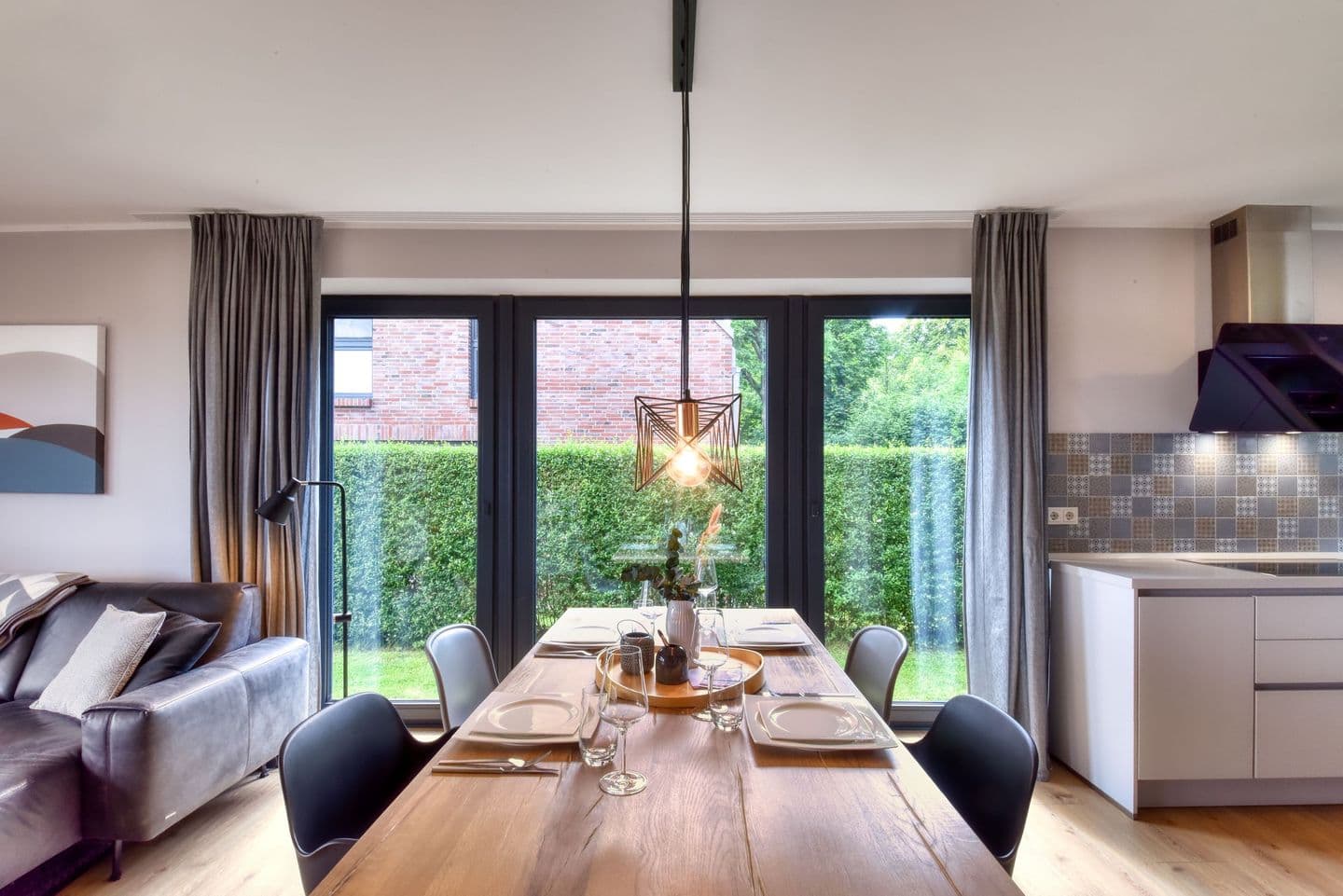 Ferienhaus Backsteinquartier D in Putbus mit Sauna und Kamin in Putbus – Küche