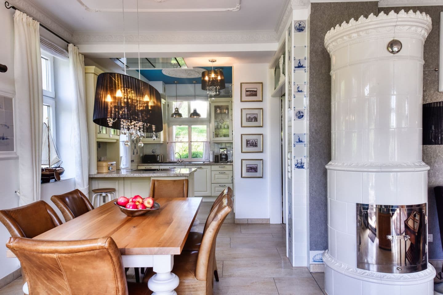 Ferienhaus Classic im Kapitän´s Hus Groß Stresow in Groß Stresow – Kamin