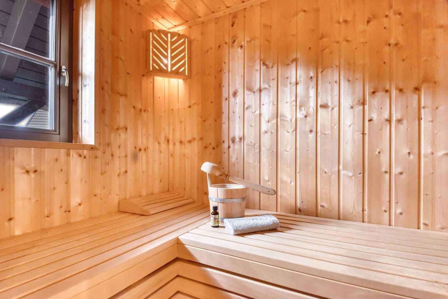 Ferienhaus "die Müllerei" 11 Feriendorf Klein Stresow Rügen in Klein Stresow – Sauna