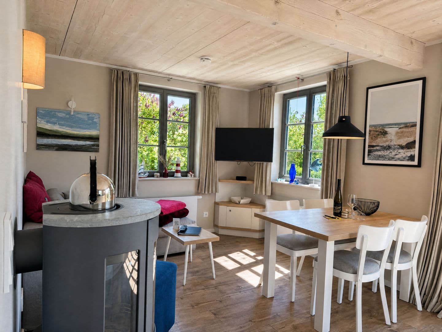 Ferienhaus Große Lage 16 Feriendorf Klein Stresow Rügen in Klein Stresow – Wohnzimmer