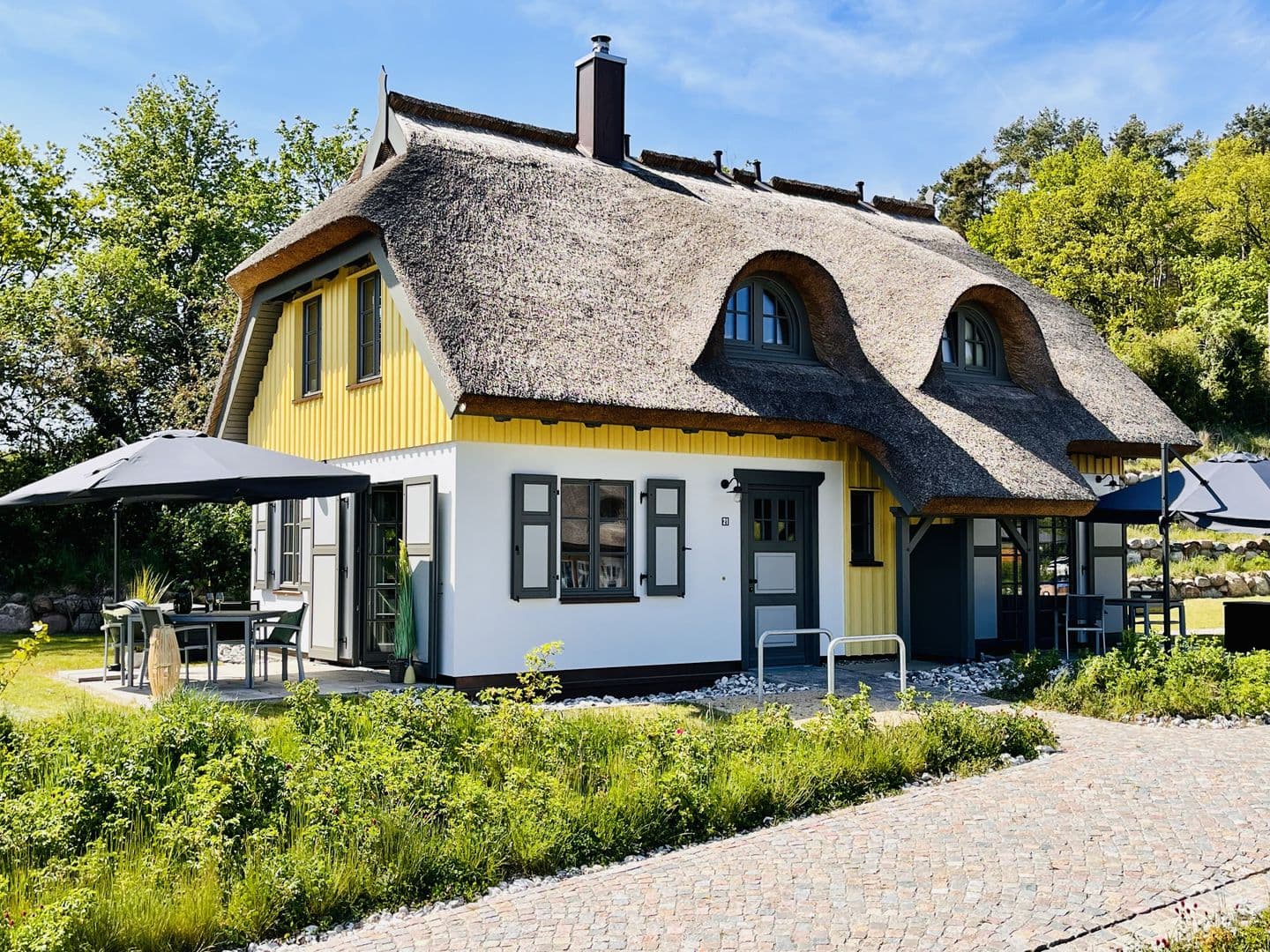 Ferienhaus Haus Kormoran 21 Feriendorf Klein Stresow Rügen in Klein Stresow – Außenansicht
