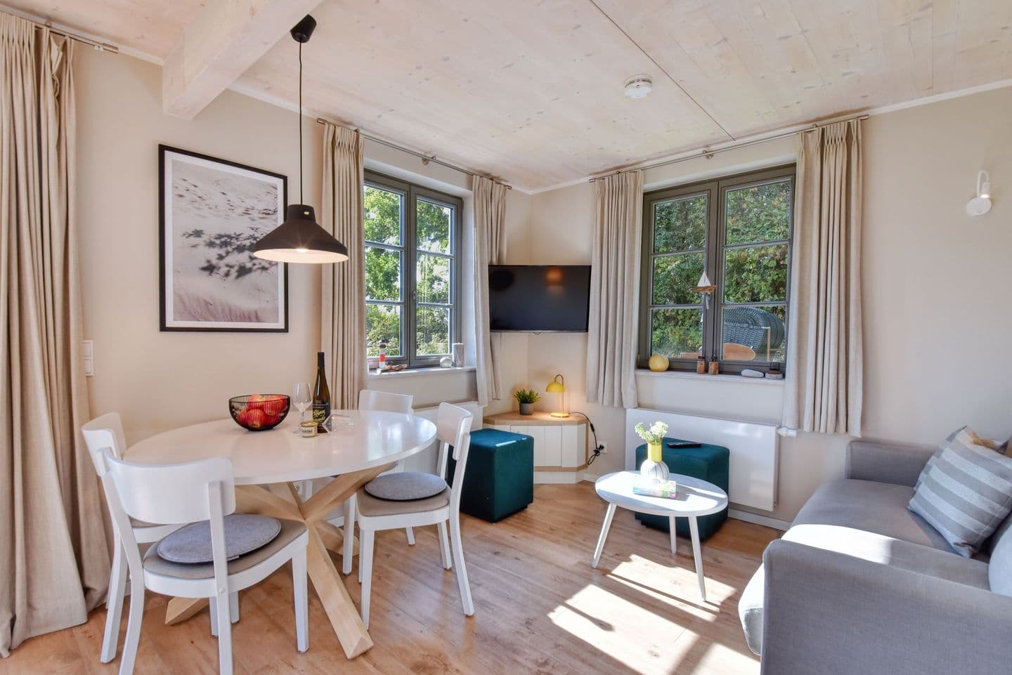 Ferienhaus Haus Kormoran 21 Feriendorf Klein Stresow Rügen in Klein Stresow – Wohnzimmer