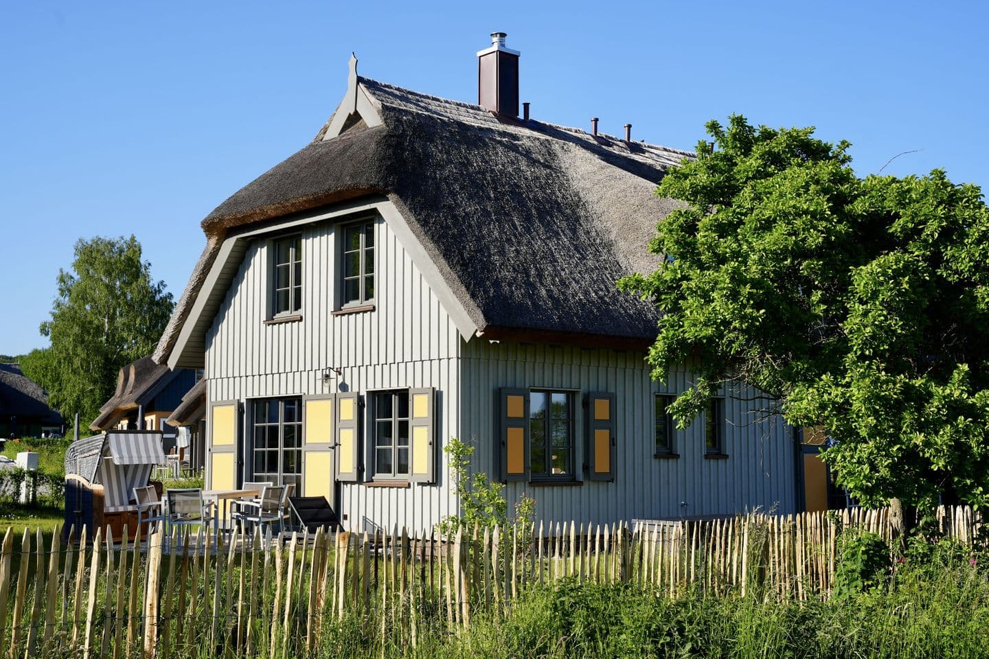 Ferienhaus Huus Waterkant 18 Feriendorf Klein Stresow Rügen in Klein Stresow – Außenansicht