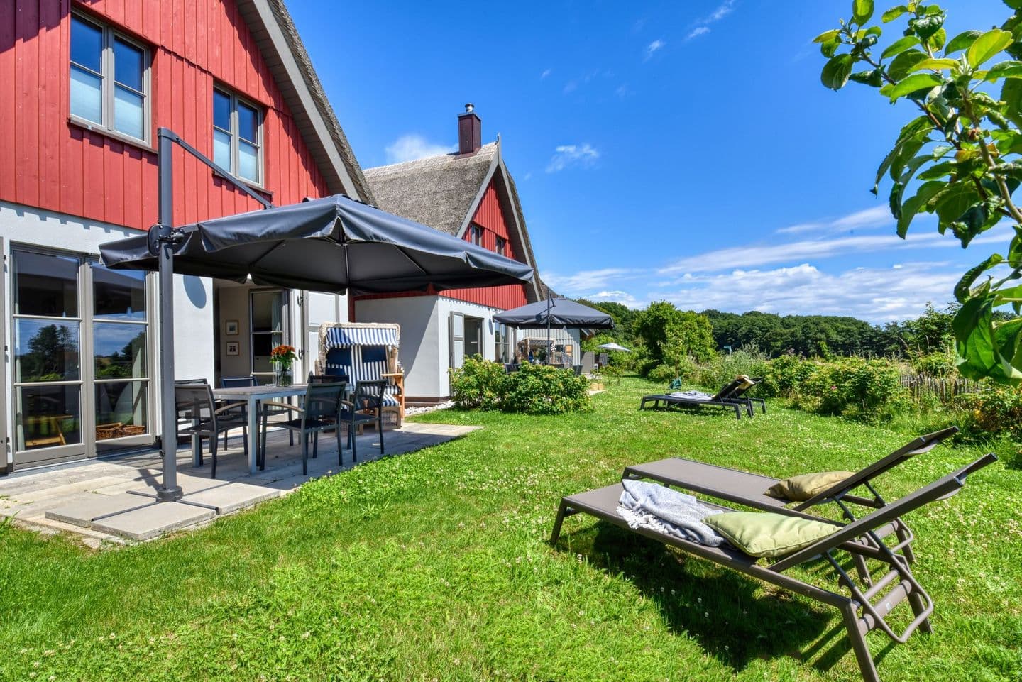 Ferienhaus Küstenhuus 20 Feriendorf Klein Stresow Rügen in Klein Stresow – Garten