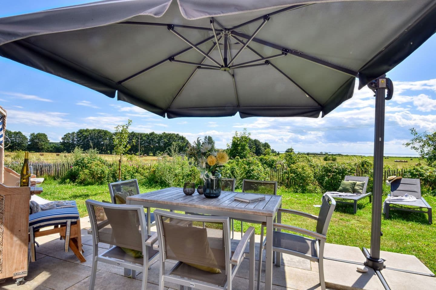 Ferienhaus Küstenhuus 20 Feriendorf Klein Stresow Rügen in Klein Stresow – Terrasse