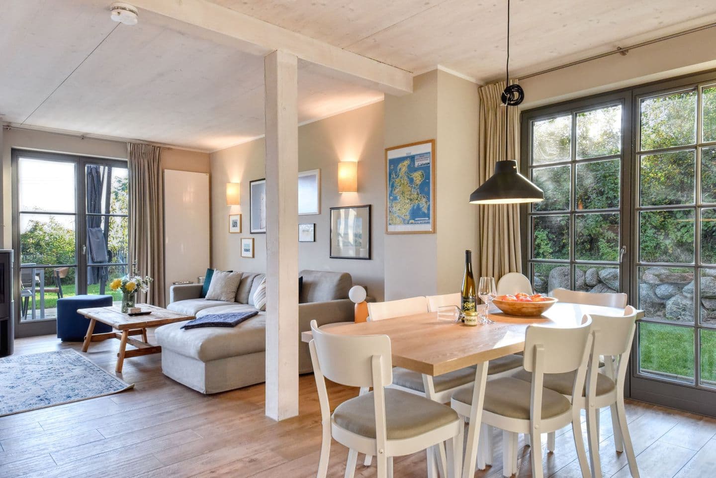 Ferienhaus Küstenhuus 20 Feriendorf Klein Stresow Rügen in Klein Stresow – Wohnzimmer