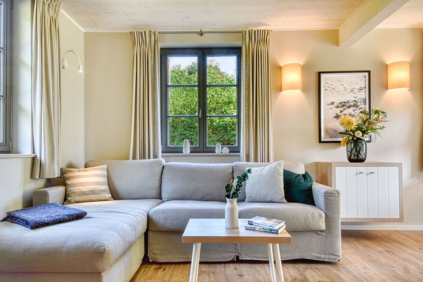 Ferienhaus Mee(h)r Zeit 07 Feriendorf Klein Stresow Rügen in Klein Stresow – Wohnzimmer