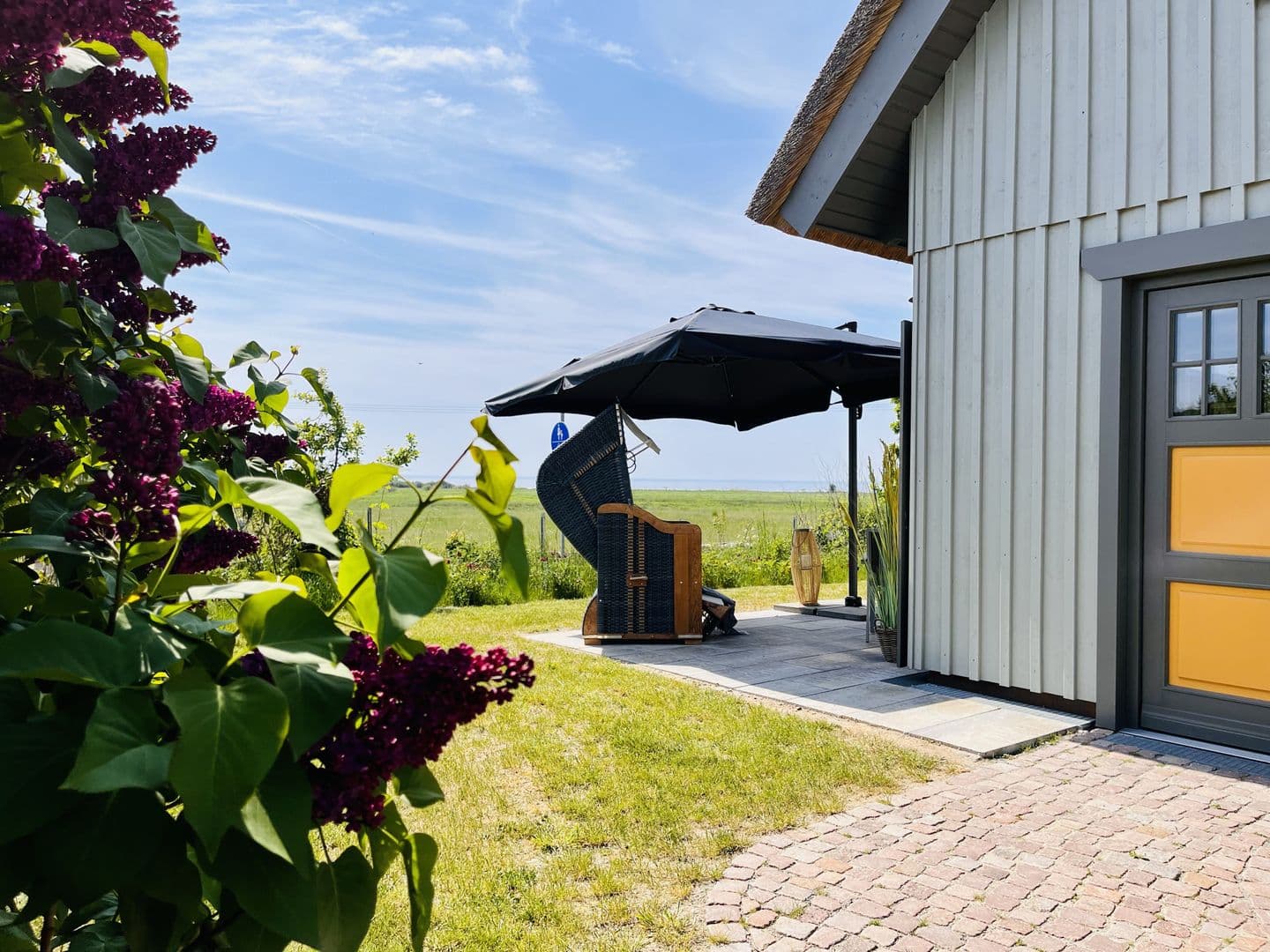 Ferienhaus Mein Ankerplatz 17 Feriendorf Klein Stresow Rügen in Klein Stresow – Terrasse