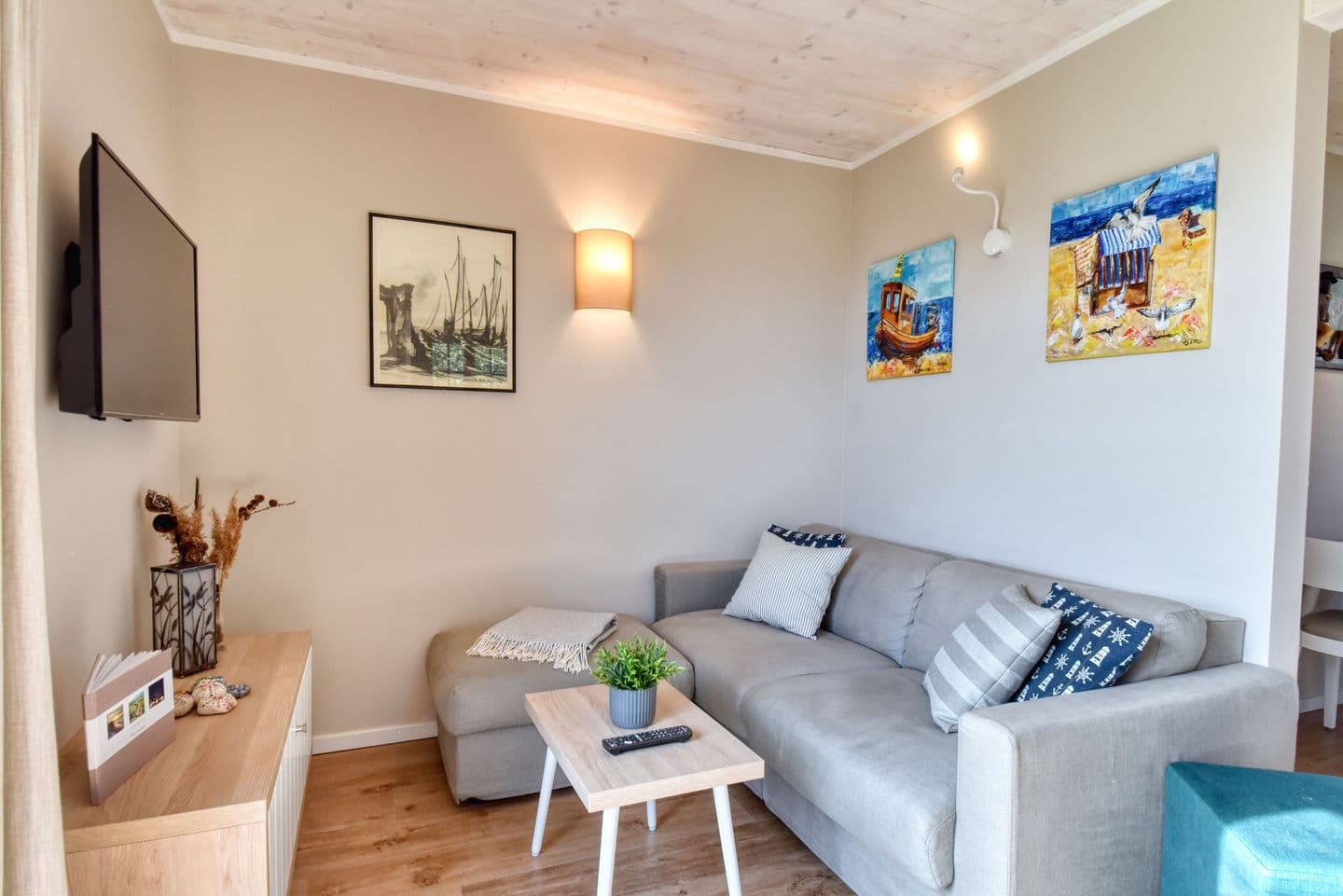 Ferienhaus Mein Ankerplatz 17 Feriendorf Klein Stresow Rügen in Klein Stresow – Wohnzimmer