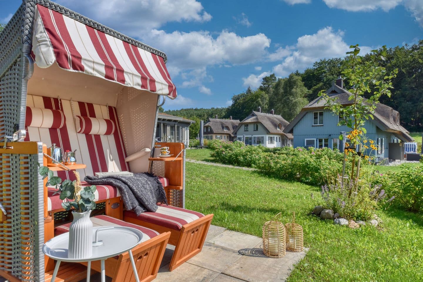 Ferienhaus Rügener Traumzeit 30 Feriendorf Klein Stresow Rügen in Klein Stresow – Terrasse