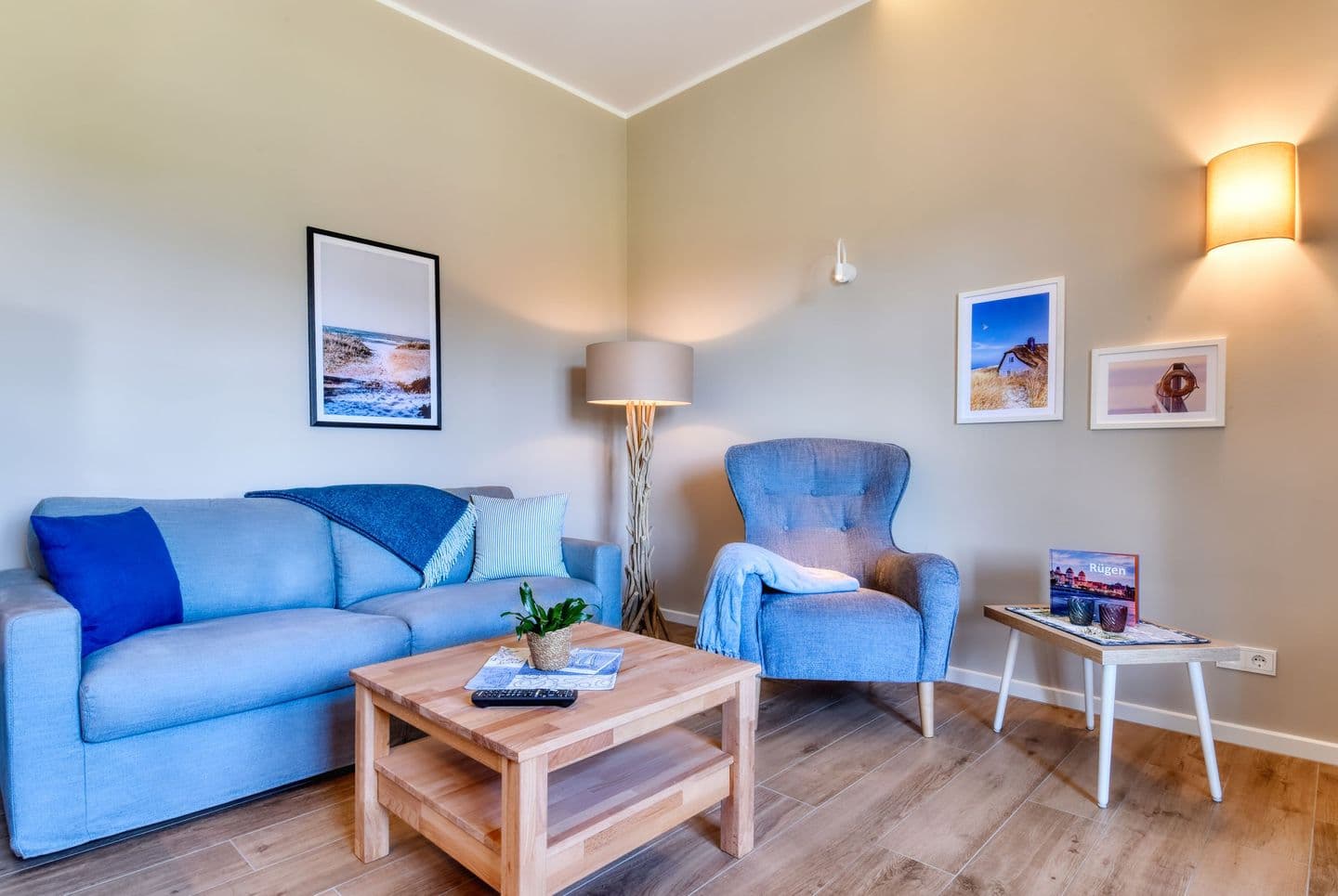 Ferienhaus Vilmblick 34 Feriendorf Klein Stresow Rügen in Klein Stresow – Wohnzimmer