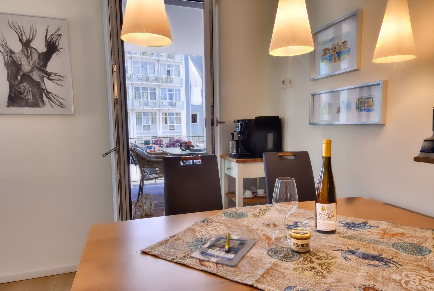 Ferienwohnung Ankerplatz 11 in der Villa Sofie Binz in Binz – Küche