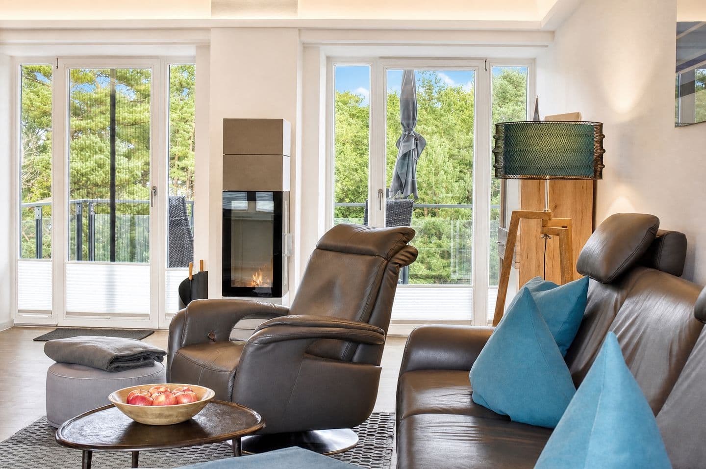 Ferienwohnung Aquamarin im Haus Arkona Prora in Prora – Wohnzimmer