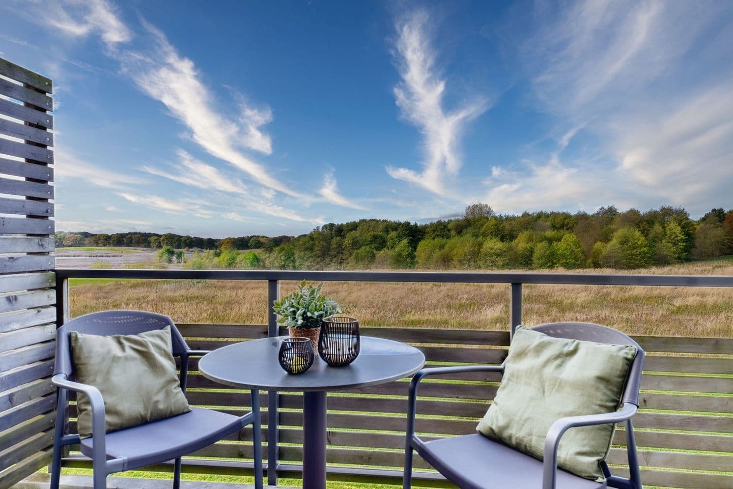 Ferienwohnung Austernfischer 39 im Wreecher Idyll Rügen in Wreechen – Balkon