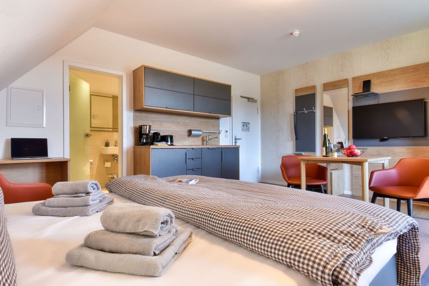 Ferienwohnung Austernfischer 39 im Wreecher Idyll Rügen in Wreechen – Wohnzimmer