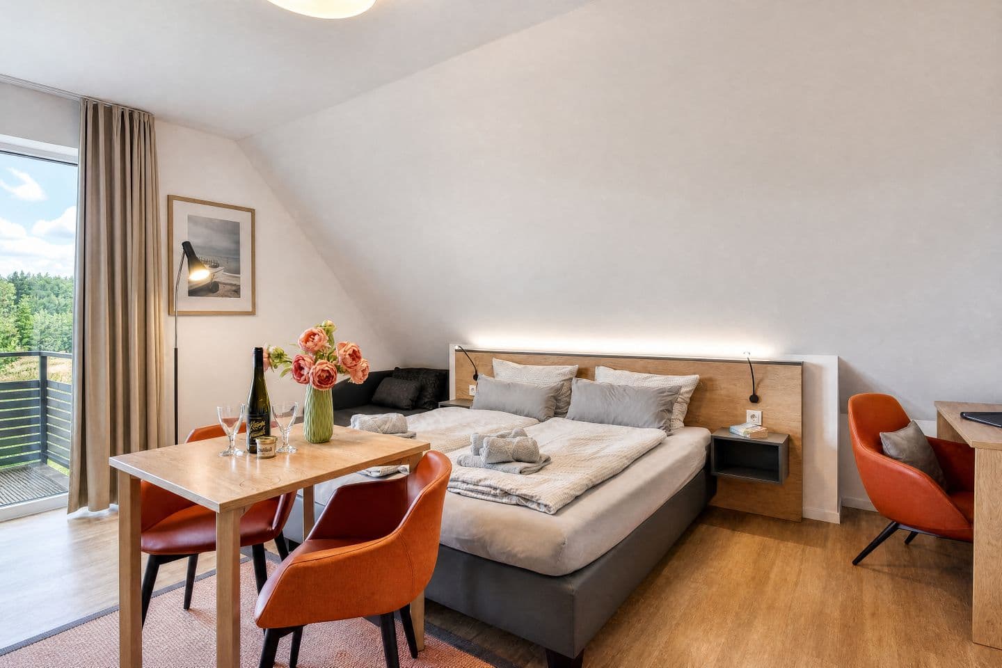Ferienwohnung Austernfischer 39 im Wreecher Idyll Rügen in Wreechen – Wohnzimmer