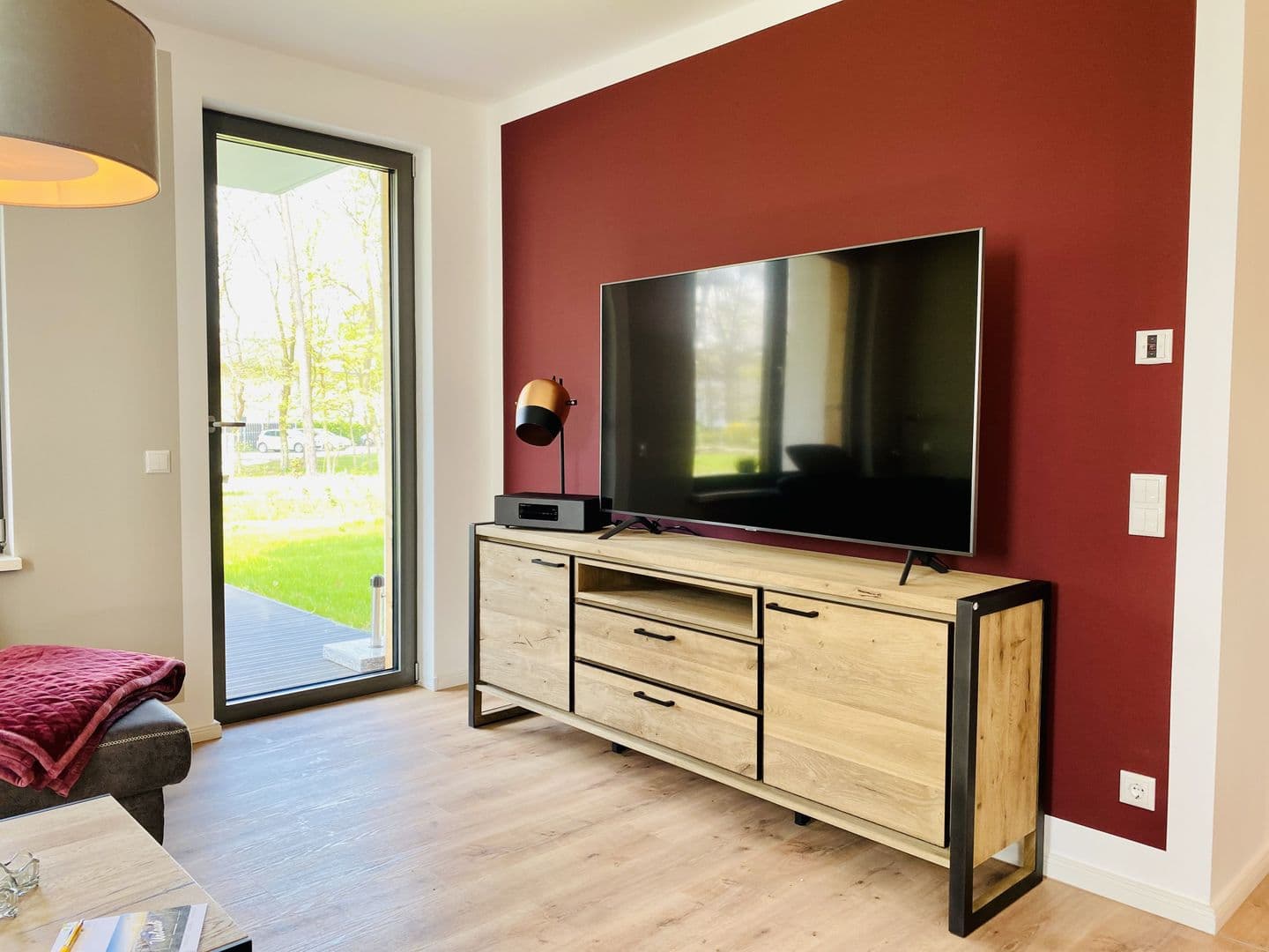 Ferienwohnung Auszeit 14 in den Parkvillen Carlota und Candela Baabe in Baabe – Wohnzimmer