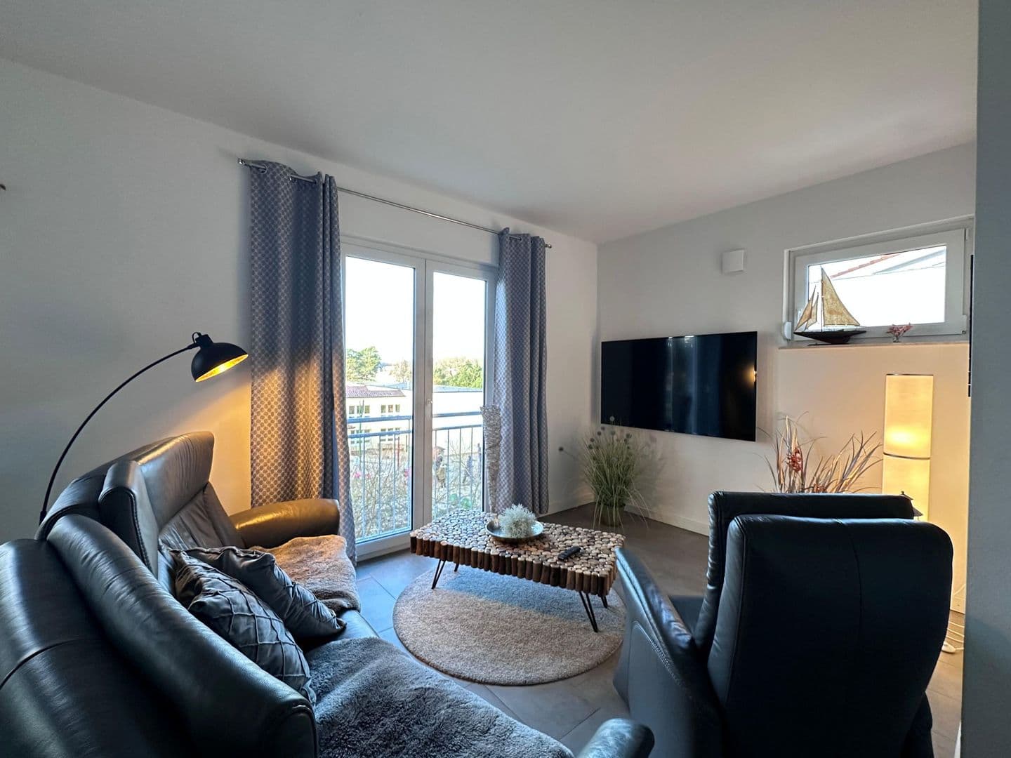Ferienwohnung Backbord im Quartier Sellin in Sellin – Wohnzimmer