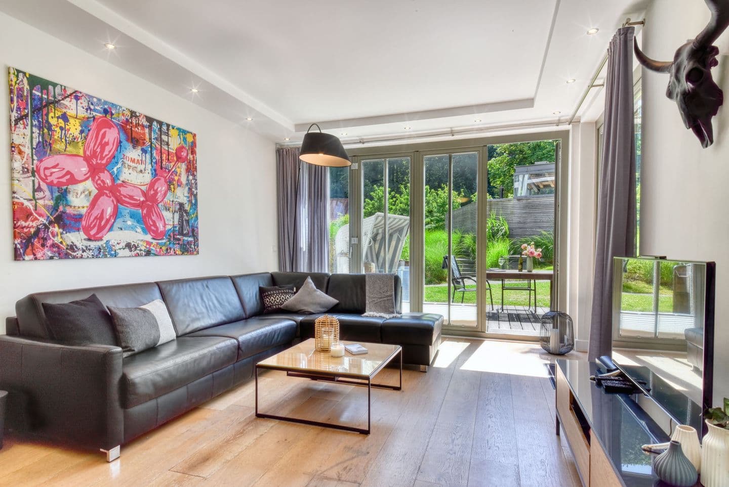 Ferienwohnung Baltic Lounge in der Villa Amalie Binz in Binz – Wohnzimmer