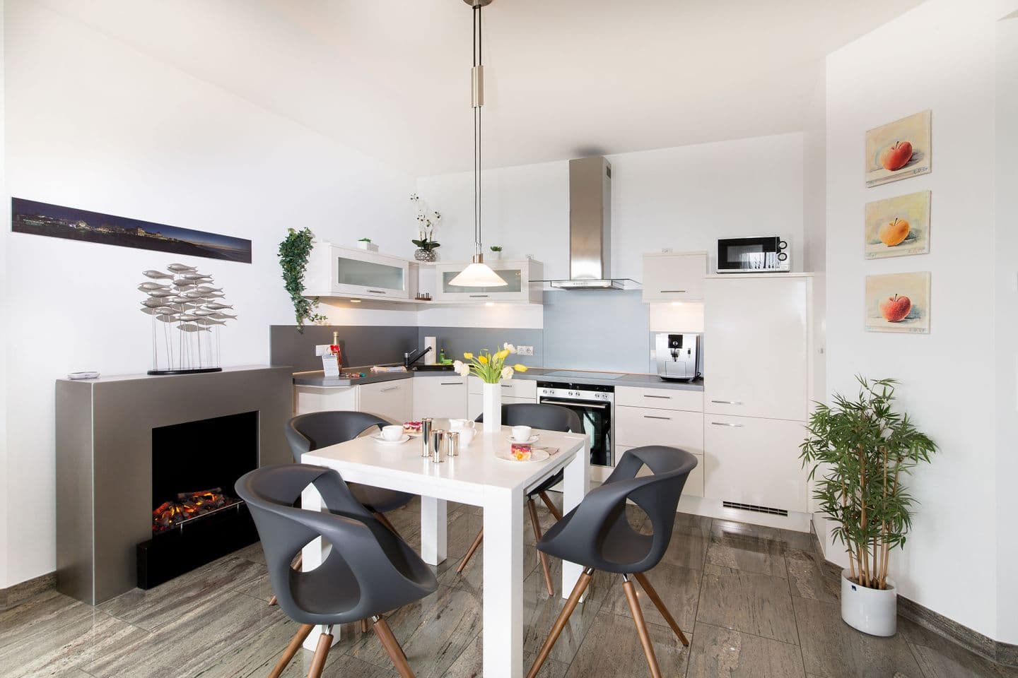 Ferienwohnung Beach Princess 8 / Haus Strandschloss Binz in Binz – Küche