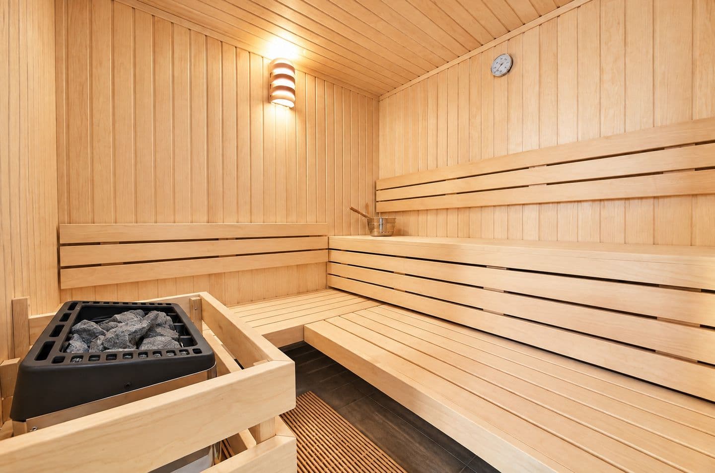 Ferienwohnung Bernstein 10 in der Villa Sofie Binz in Binz – Sauna