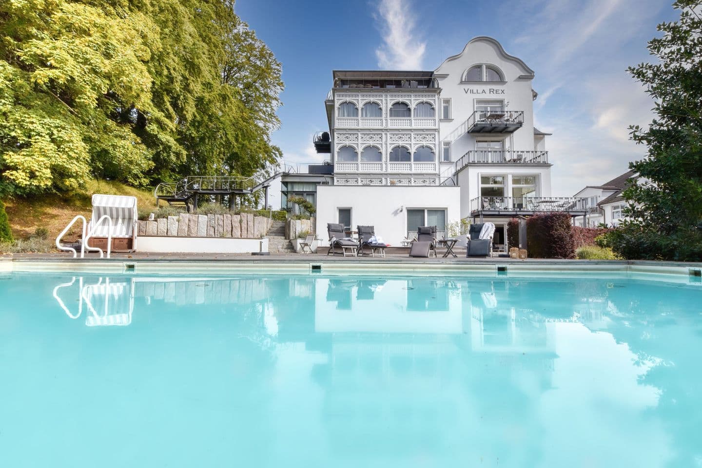 Ferienwohnung Bernstein in der Villa Rex Sellin in Sellin – Außenansicht