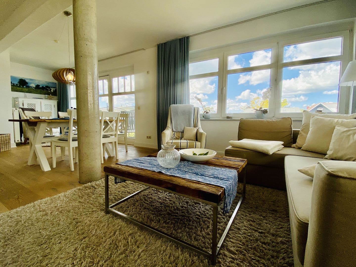 Ferienwohnung Binzer Seeblick 35 Haus Jahreszeiten Binz in Binz – Wohnzimmer