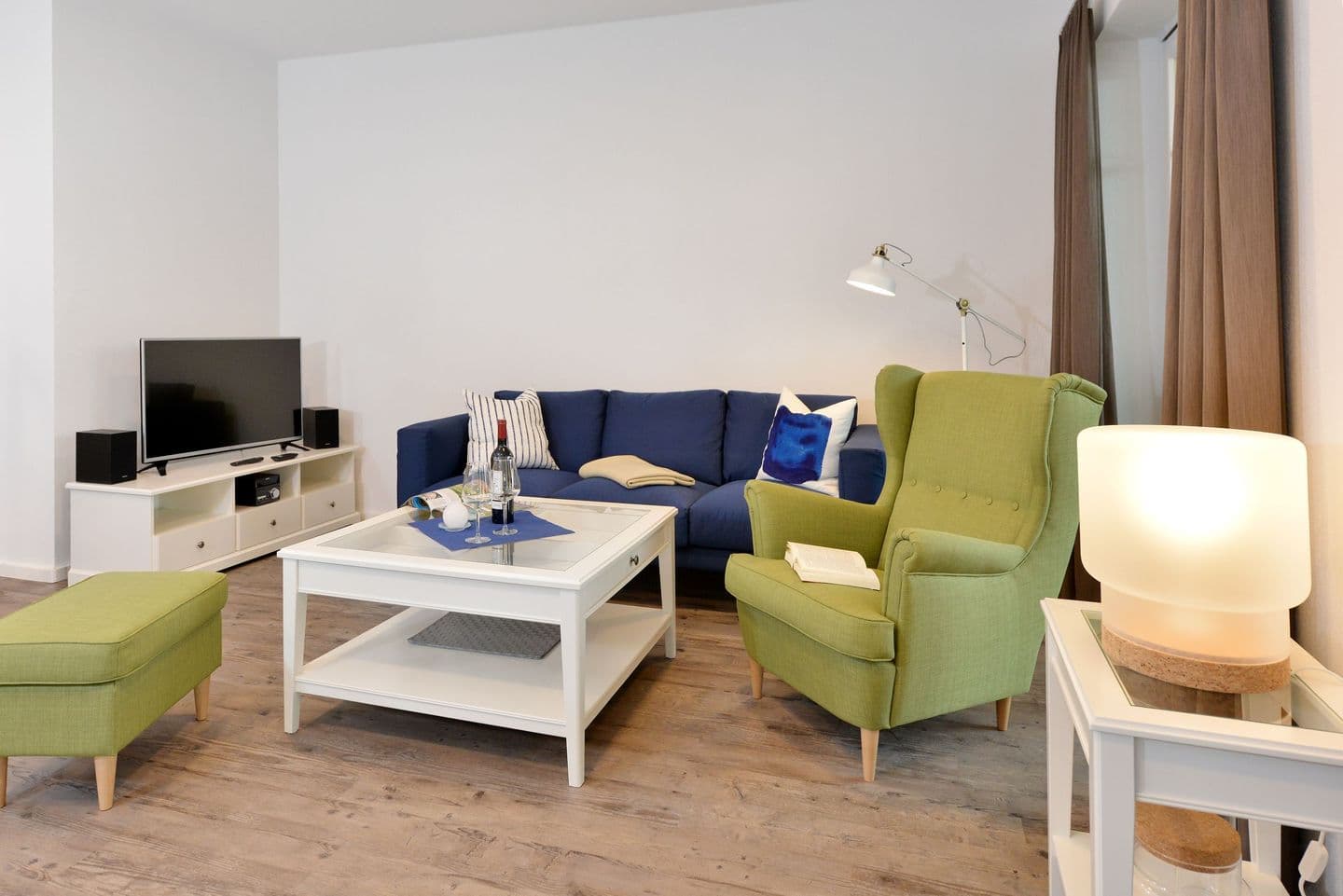 Ferienwohnung Blaues Haus App. 2 in Ralswiek in Ralswiek – Wohnzimmer
