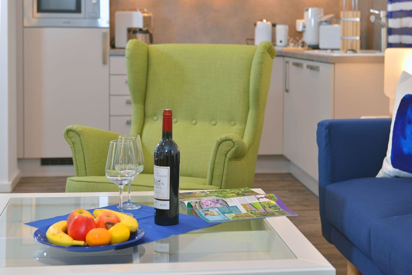 Ferienwohnung Blaues Haus App. 3 in Ralswiek in Ralswiek – Wohnzimmer