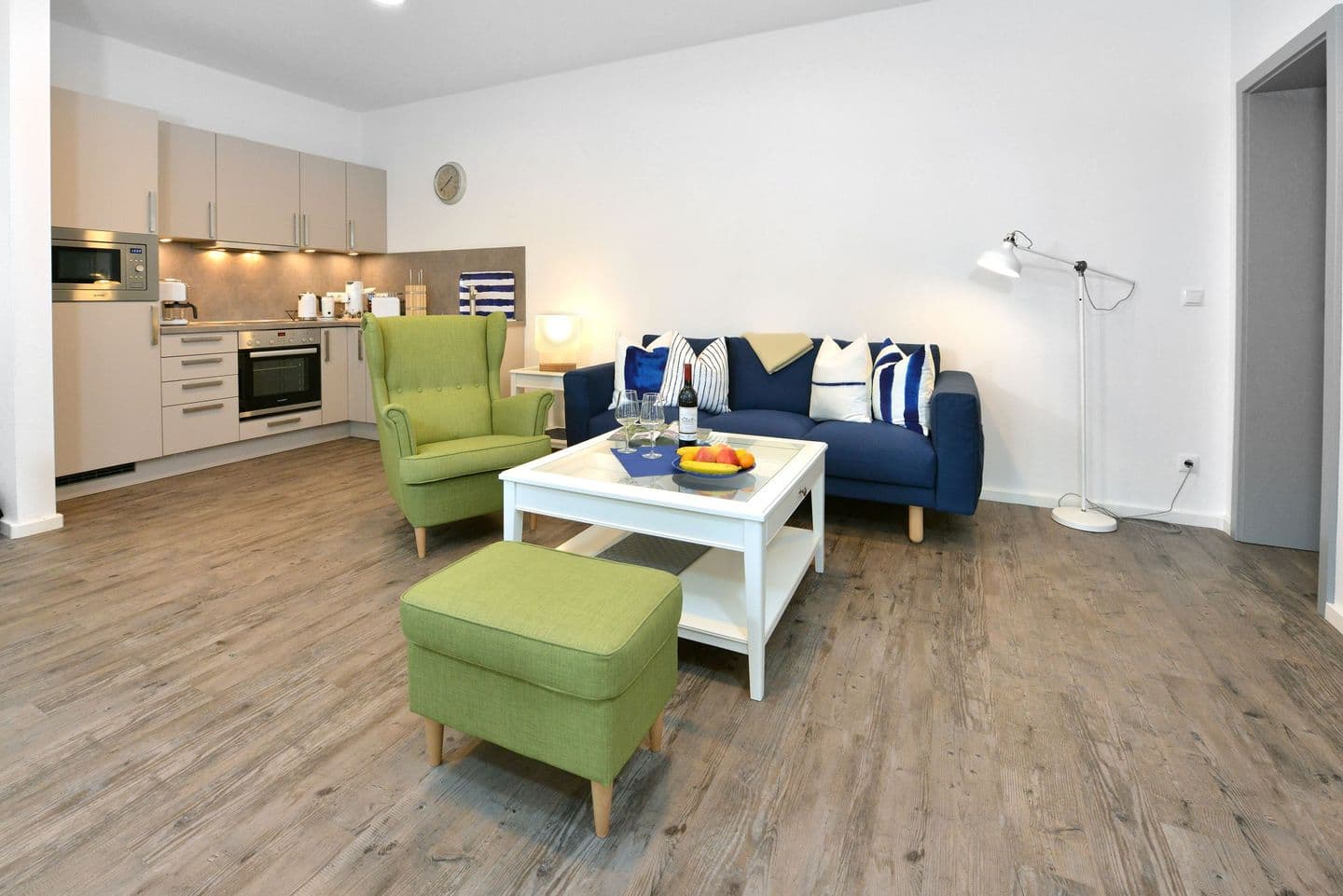 Ferienwohnung Blaues Haus App. 3 in Ralswiek in Ralswiek – Wohnzimmer