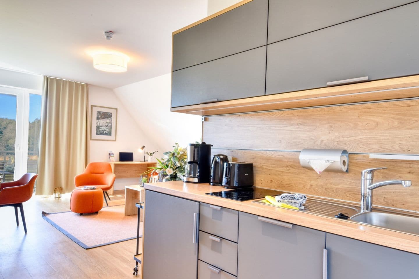 Ferienwohnung Buntspecht 31 im Wreecher Idyll Rügen in Wreechen – Küche