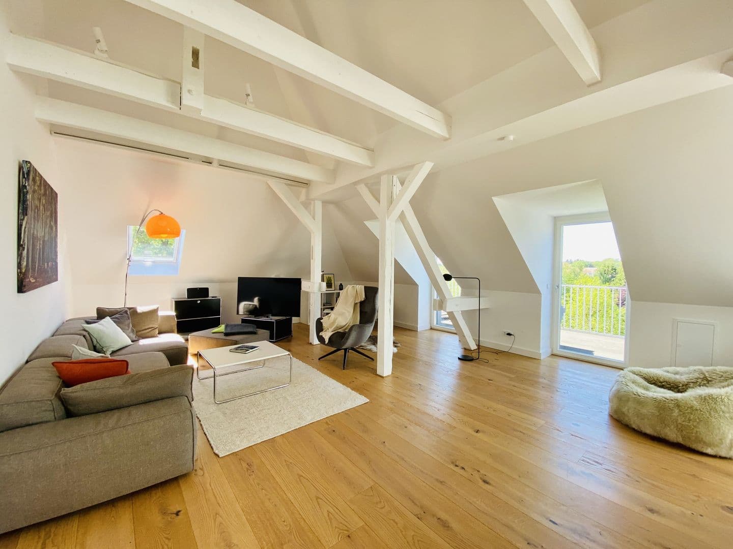 Ferienwohnung Circus Loft in der Villa Circus Putbus in Putbus – Wohnzimmer