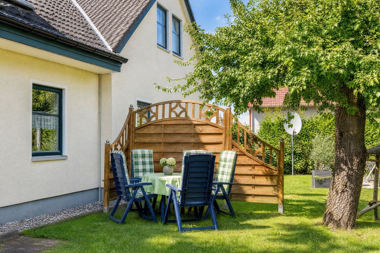 Ferienwohnung Dück in Pastitz in Putbus – Terrasse