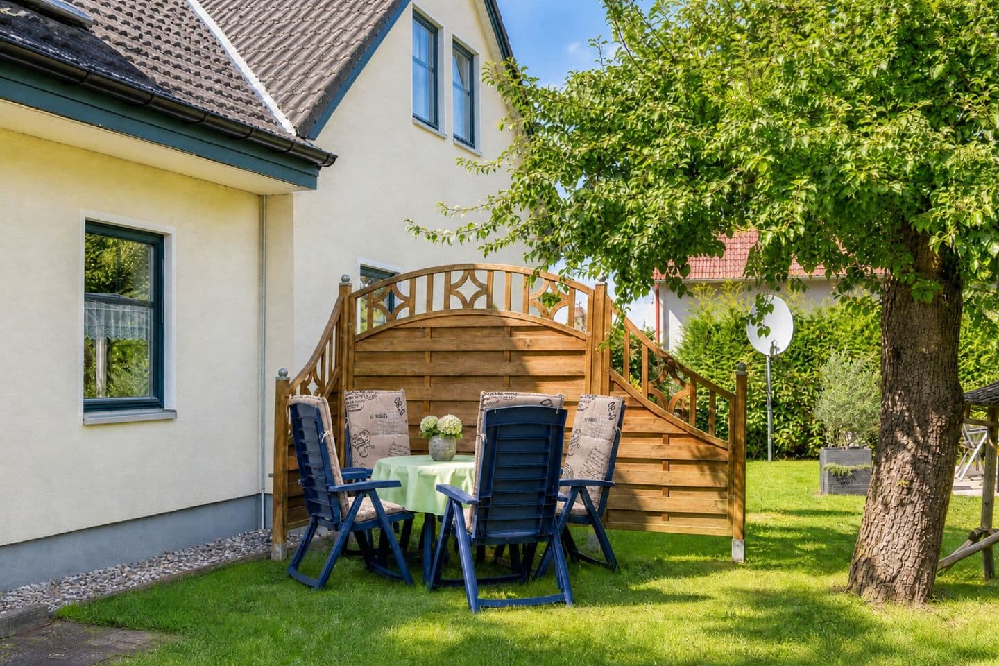 Ferienwohnung Dück in Pastitz in Putbus – Terrasse