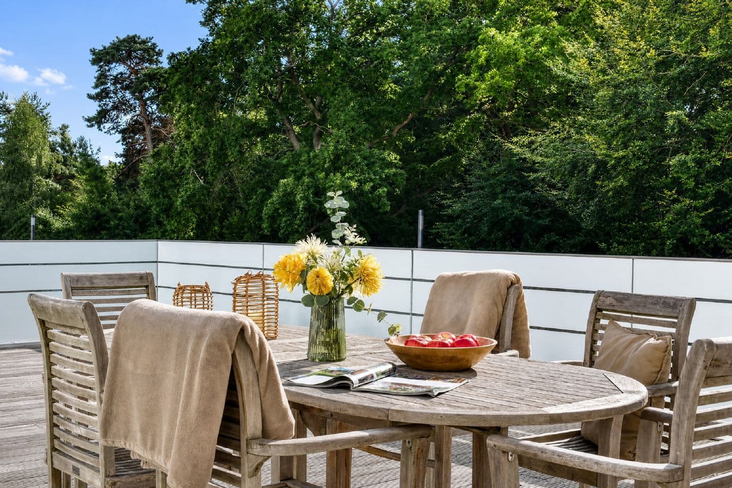 Ferienwohnung Dünenloft 7 im Haus Düne 7 Prora in Prora – Terrasse