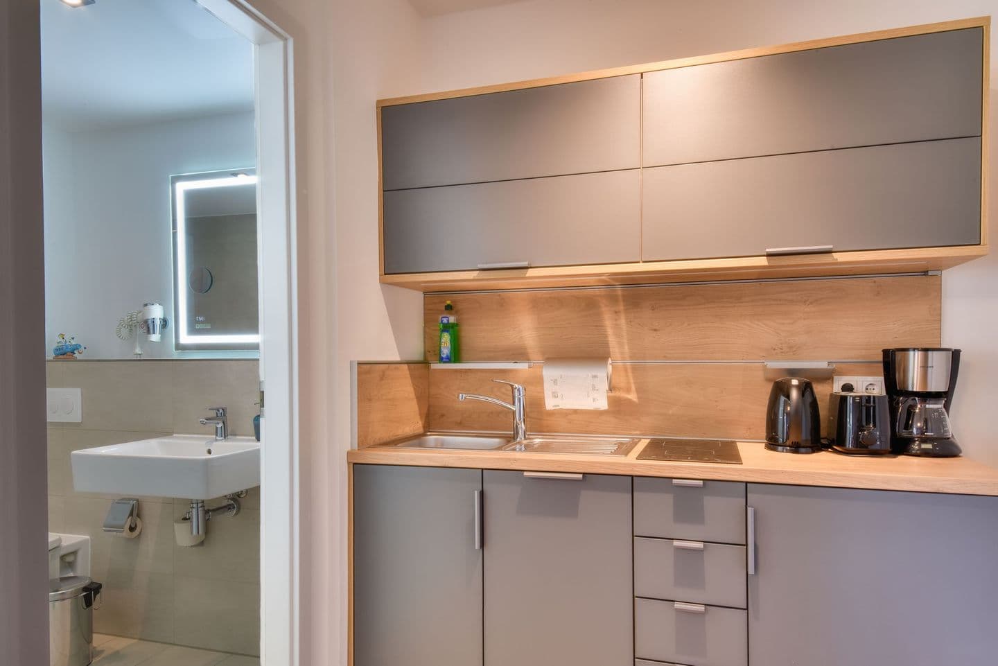 Ferienwohnung Eiderente 29 im Wreecher Idyll Rügen in Wreechen – Küche