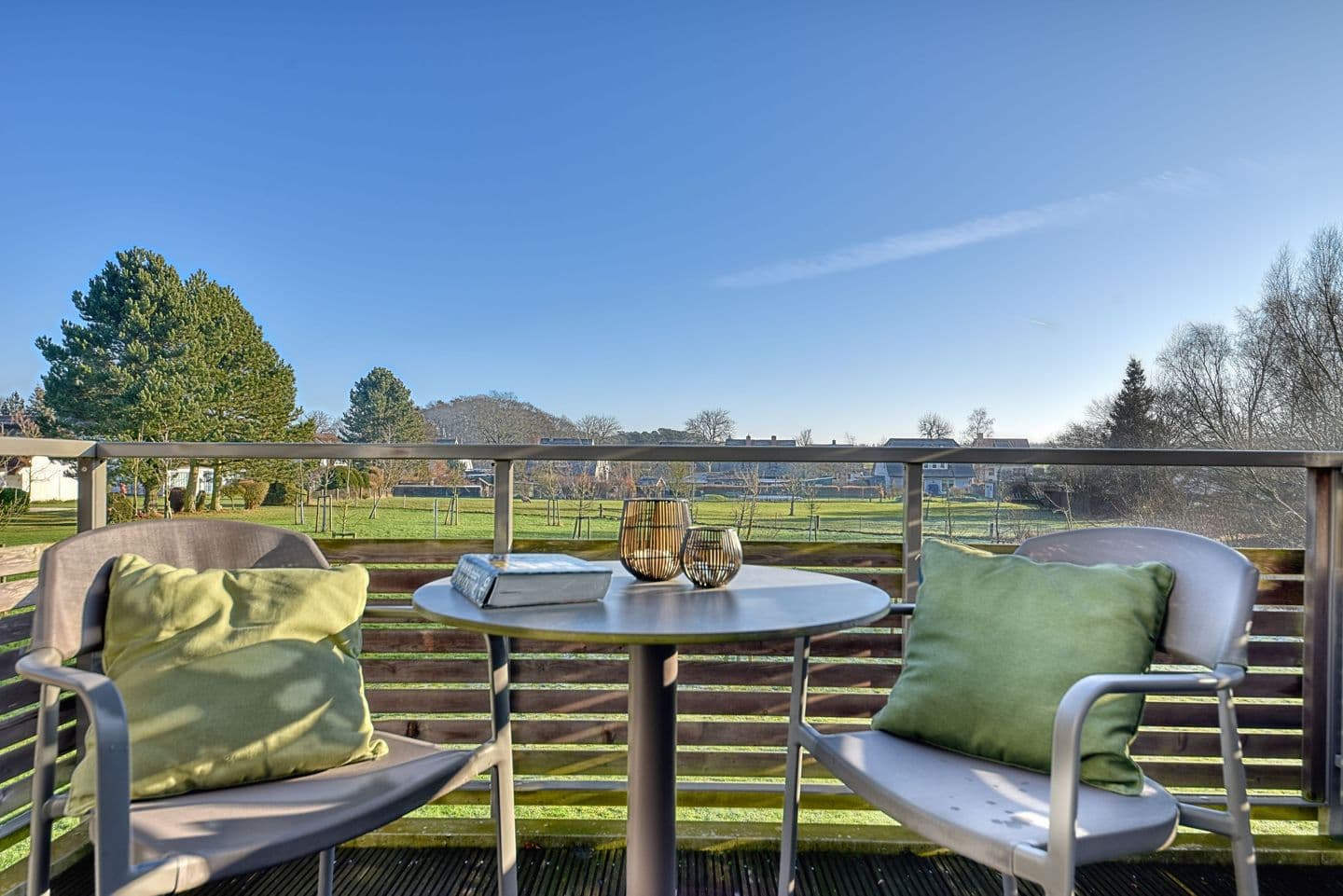 Ferienwohnung Fischadler 34: Studio mit Balkon im Wreecher Idyll auf Rügen in Wreechen – Balkon