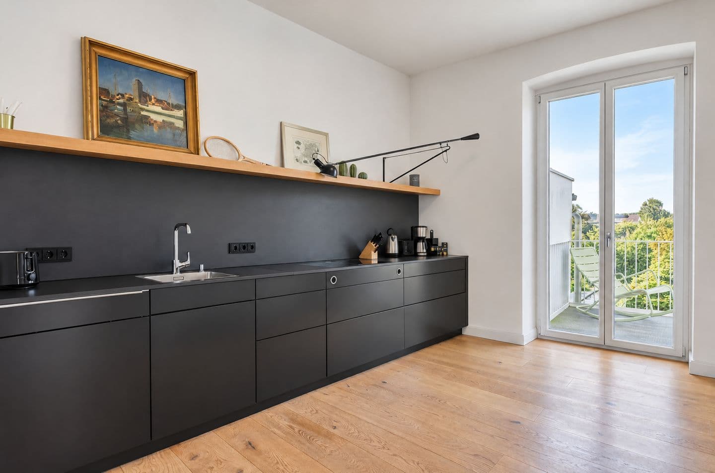 Ferienwohnung Fürst Malte Loft I Design & Pool Putbus in Putbus – Küche