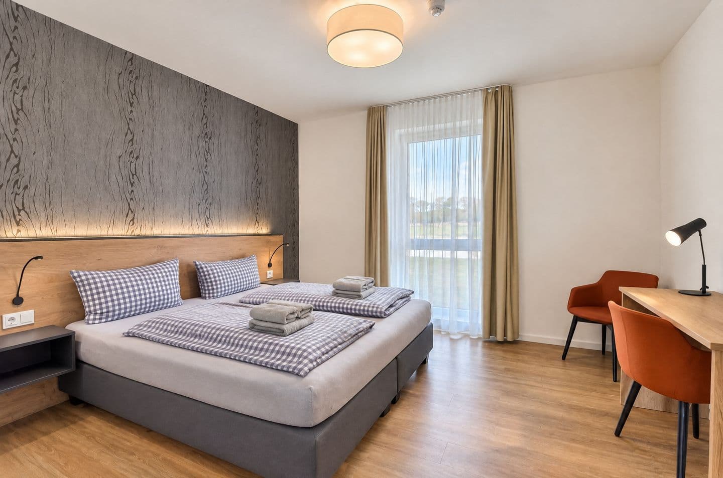 Ferienwohnung Goldammer 03 im Wreecher Idyll Rügen in Wreechen – Schlafzimmer