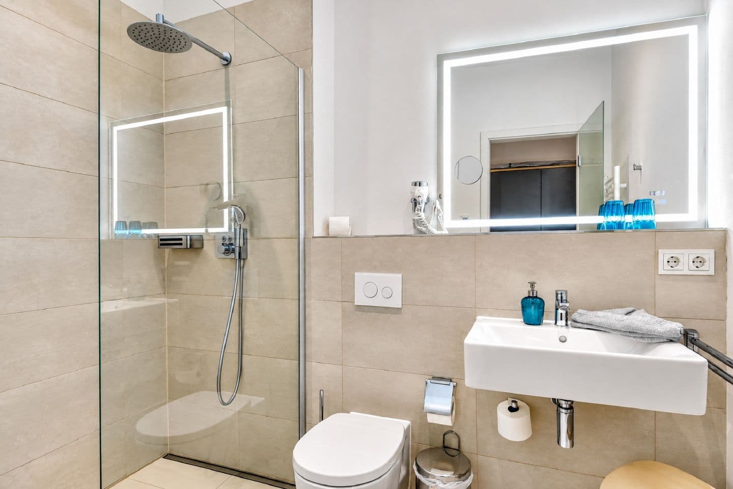 Ferienwohnung Grasmücke 09 im Wreecher Idyll Rügen in Wreechen – Badezimmer