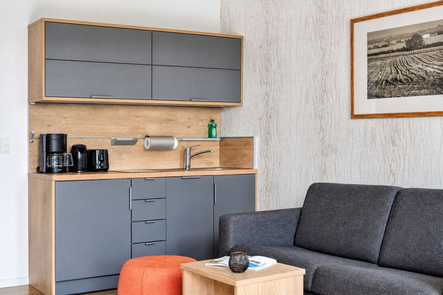Ferienwohnung Grünfink 04 im Wreecher Idyll Rügen in Wreechen – Küche
