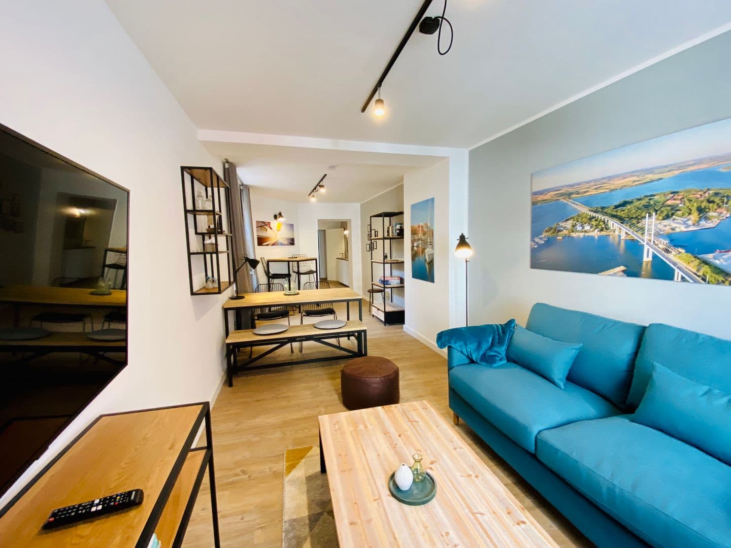 Ferienwohnung HafenCity App. No 2 / Stralsund in Stralsund – Wohnzimmer