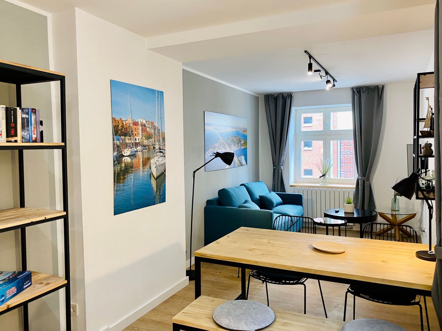 Ferienwohnung HafenCity App. No 4 / Stralsund in Stralsund – Wohnzimmer