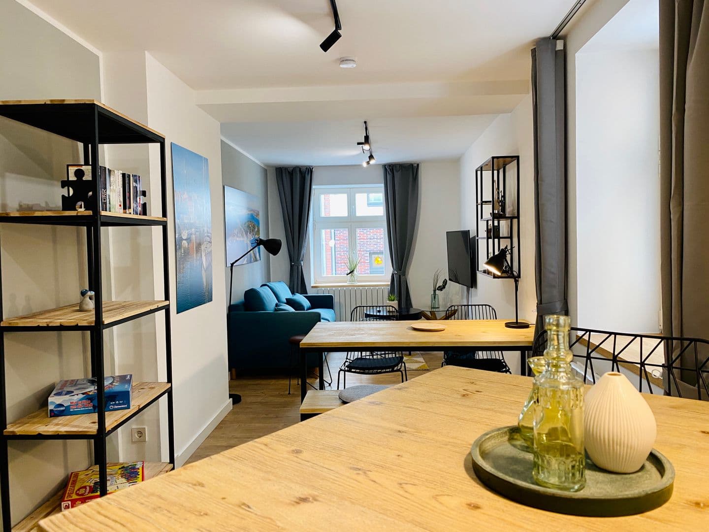 Ferienwohnung HafenCity App. No 4 / Stralsund in Stralsund – Wohnzimmer