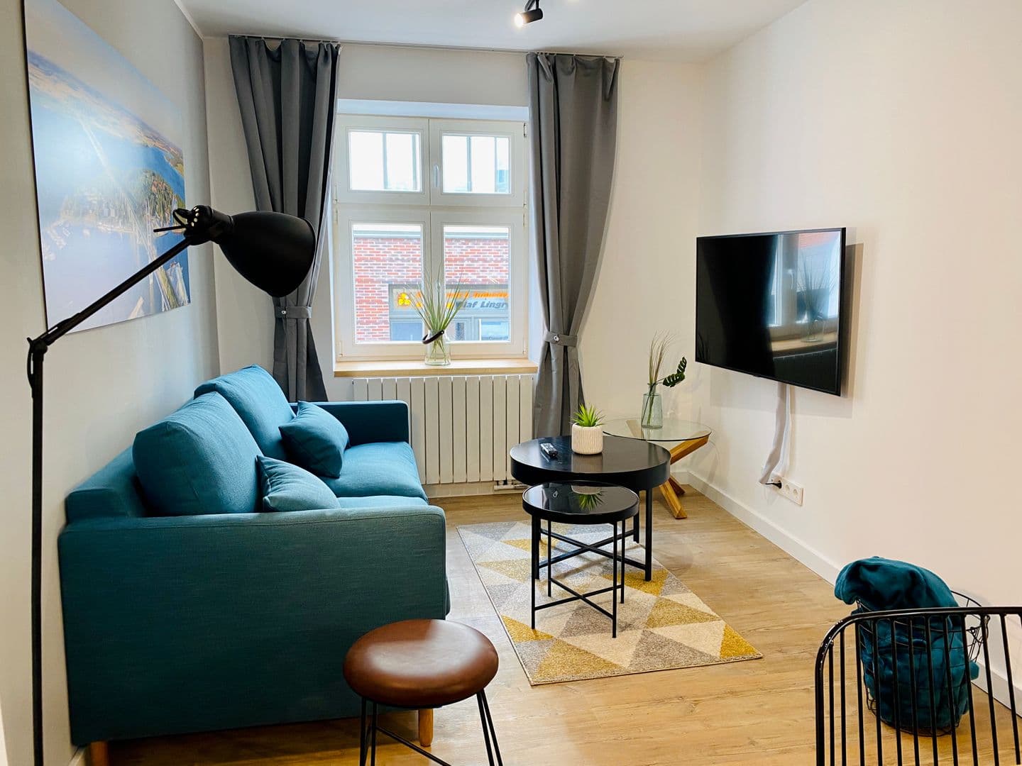 Ferienwohnung HafenCity App. No 4 / Stralsund in Stralsund – Wohnzimmer
