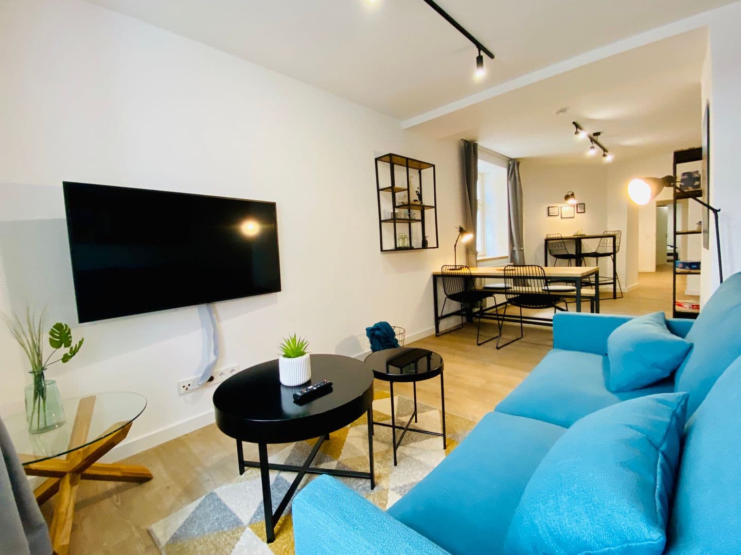 Ferienwohnung HafenCity App. No 4 / Stralsund in Stralsund – Wohnzimmer