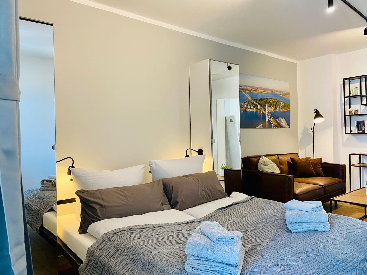 Ferienwohnung HafenCity App. No 8 / Stralsund in Stralsund – Schlafzimmer