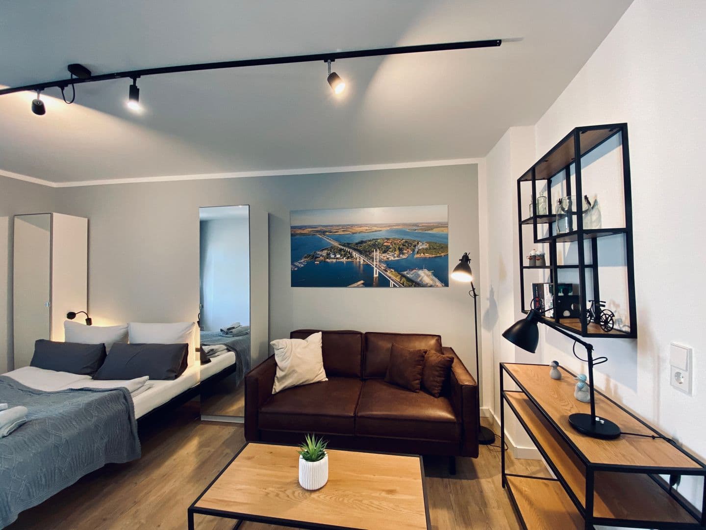 Ferienwohnung HafenCity App. No 8 / Stralsund in Stralsund – Wohnzimmer